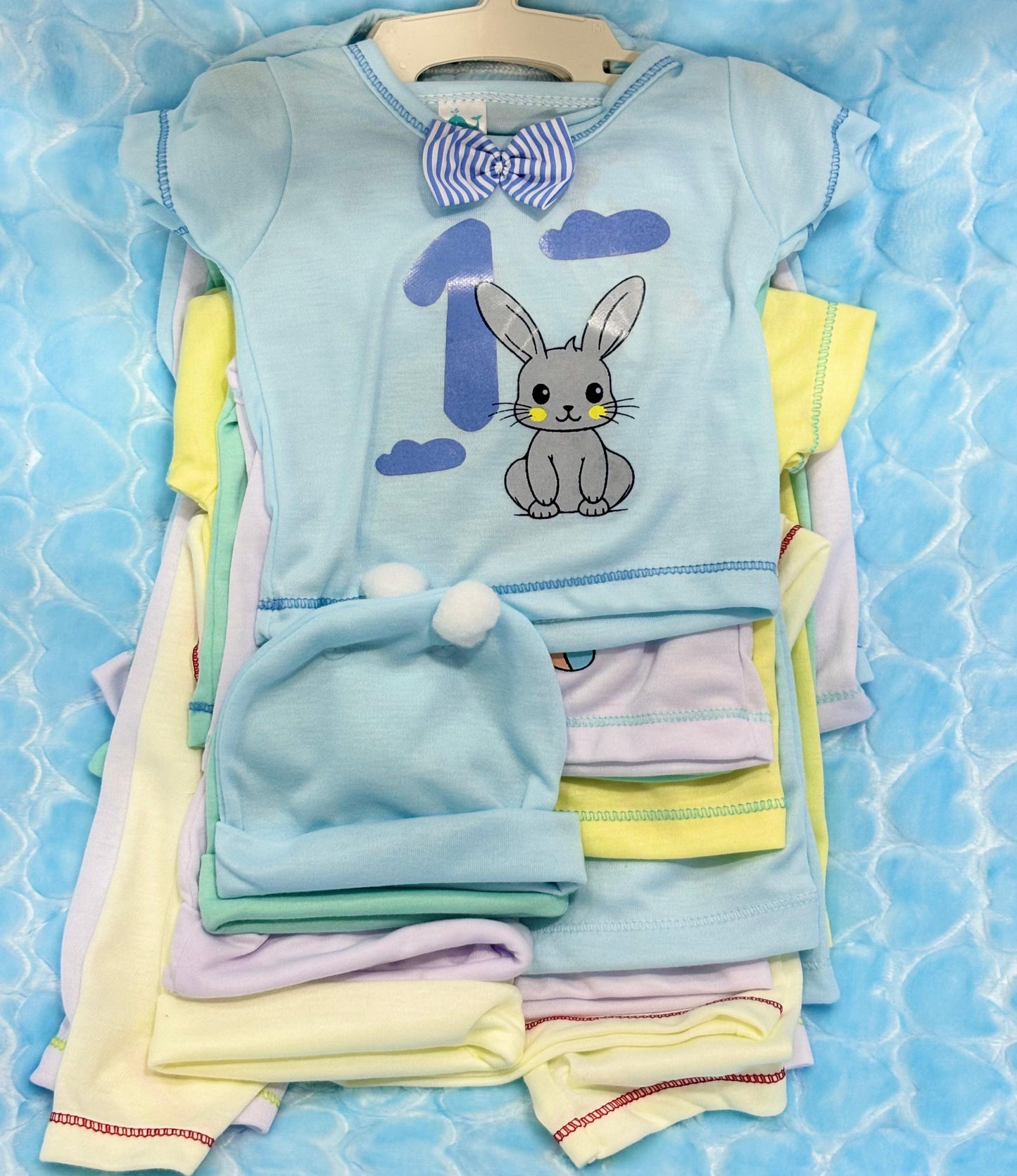 SET SEMANARIO DE 18 PIEZAS CON GORRITOS