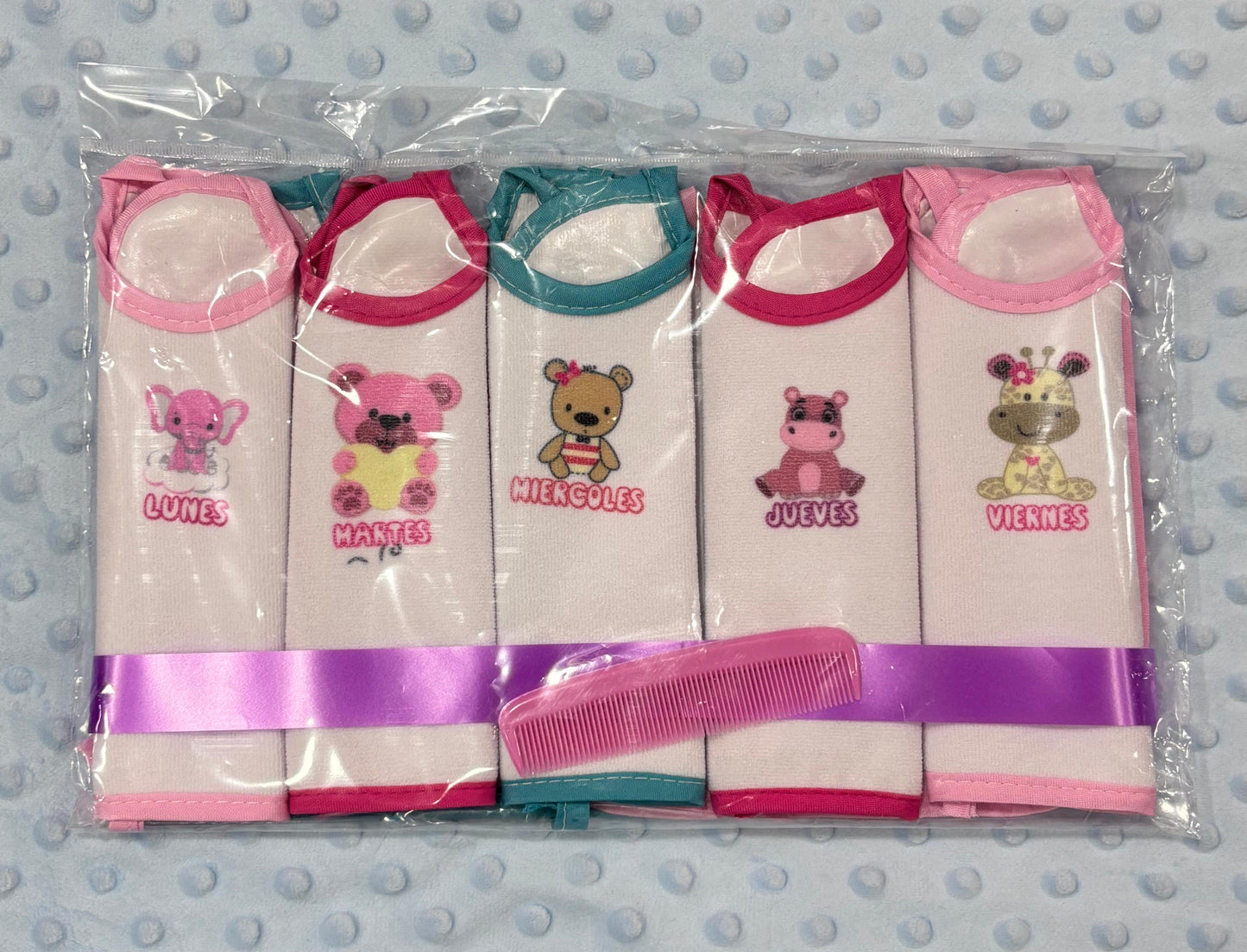 SEMANARIO DE BABEROS ESTAMPADOS X7