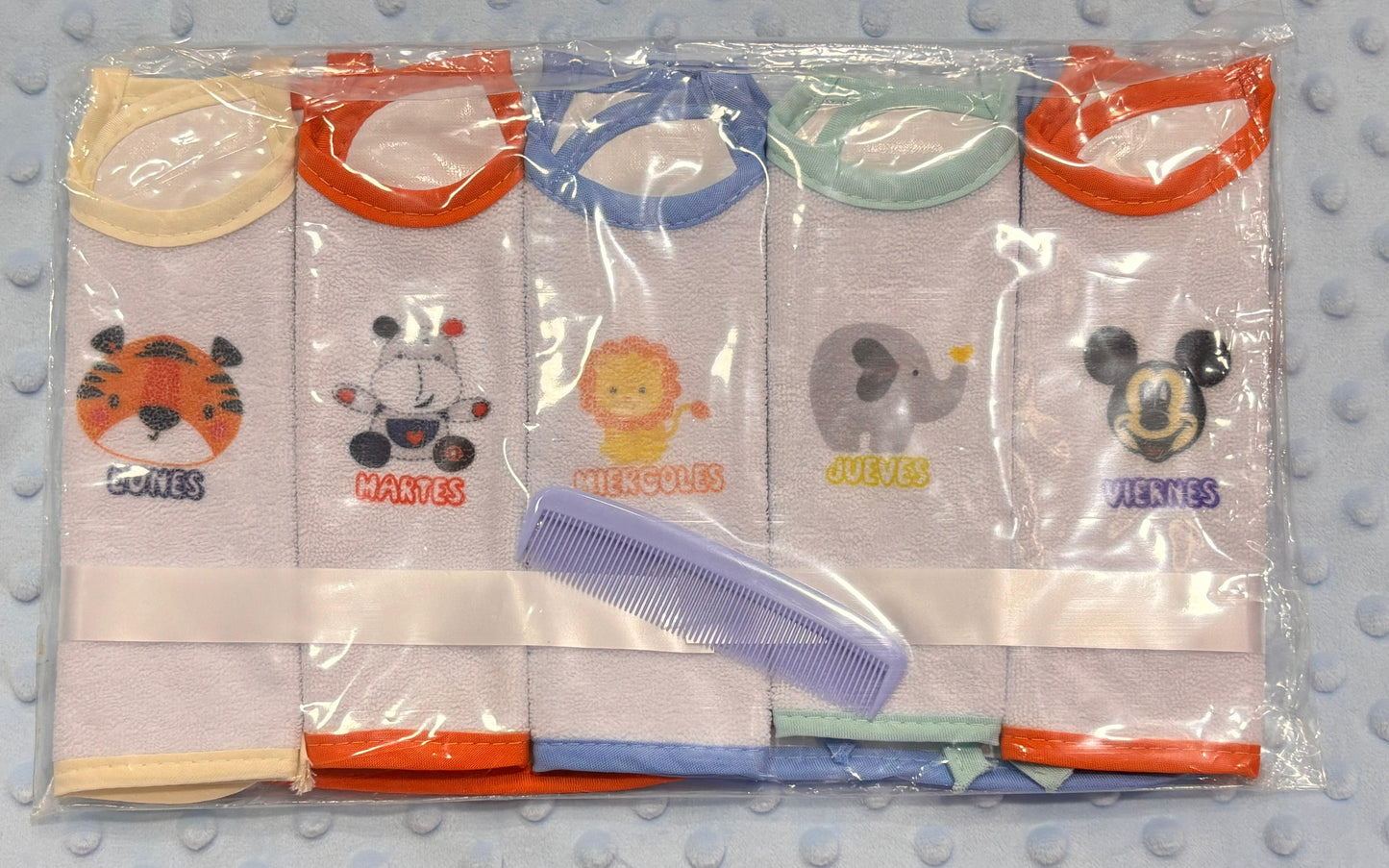 SEMANARIO DE BABEROS ESTAMPADOS X7