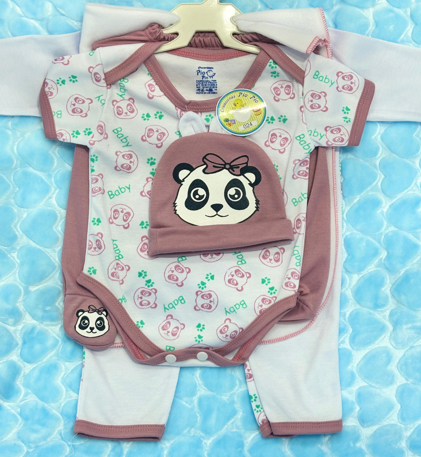 SET DE 5 PIEZAS PARA TU BEBÉ