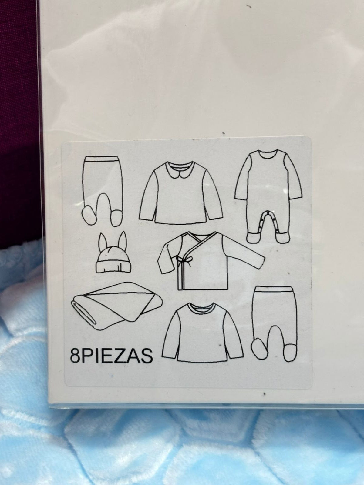 MUDA IMPORTADA MELODY SET 8 PIEZAS