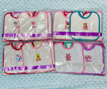 SEMANARIO DE BABEROS ESTAMPADOS X7