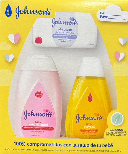 KIT DE BAÑO JOHNSON'S BEBÉ
