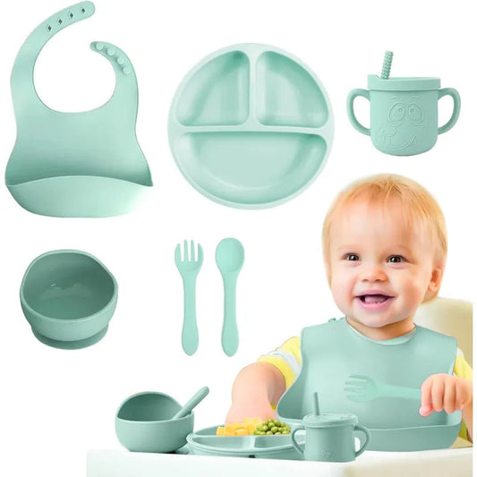 SET VAJILLA SILICONA 5 PIEZAS